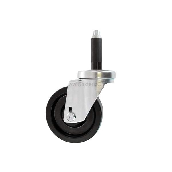 Casterhq 5"x1-1/4" Swivel Caster, POLYOLEFIN Wheel, 7/8" Expanding STEM, 3 HDLDPO514-78 - main
